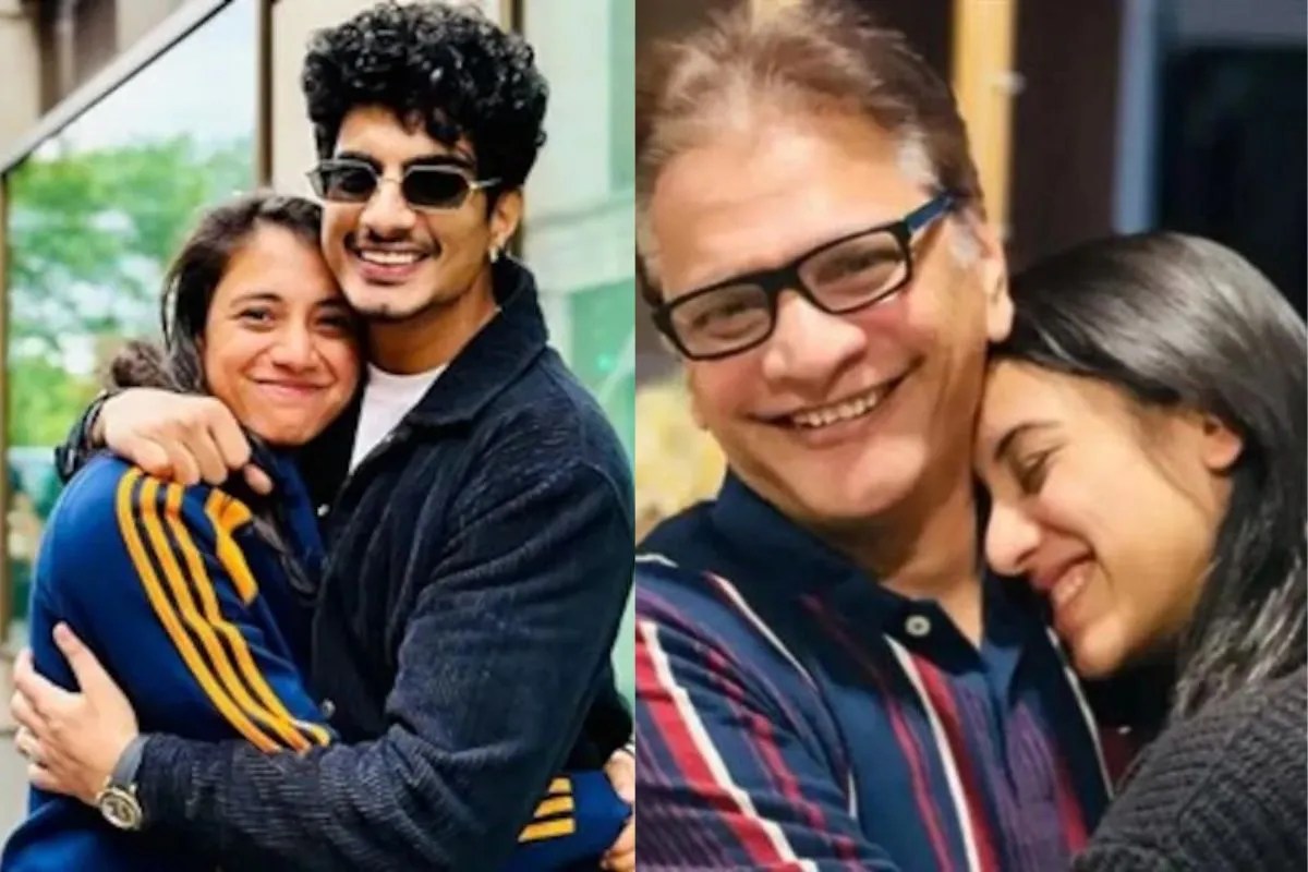 Smriti Mandhana father and Palash Muchhal sister palak meet video viral netizens shocked speculates marriage