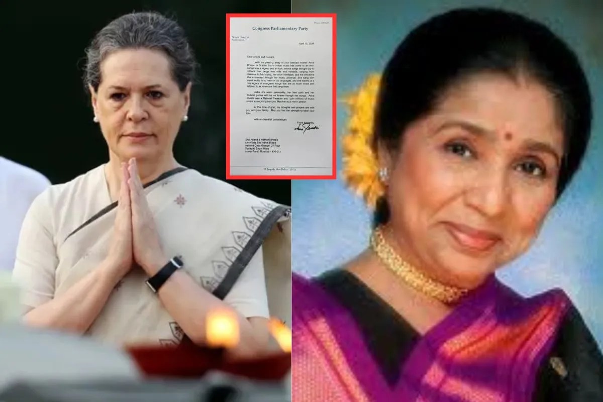 Sonia Gandhi Trolled After Asha Bhosle Death She Mentioned Singer Late Son in Her Letter