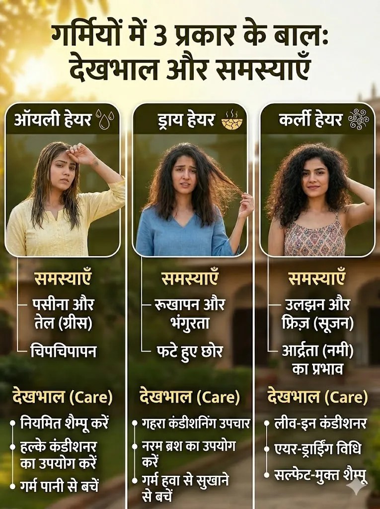 Summer Hair Care Routine chart