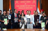 MoD signs Rs 975 crore contracts for TRAWL Assembly for T-72 and T-90 tanks.