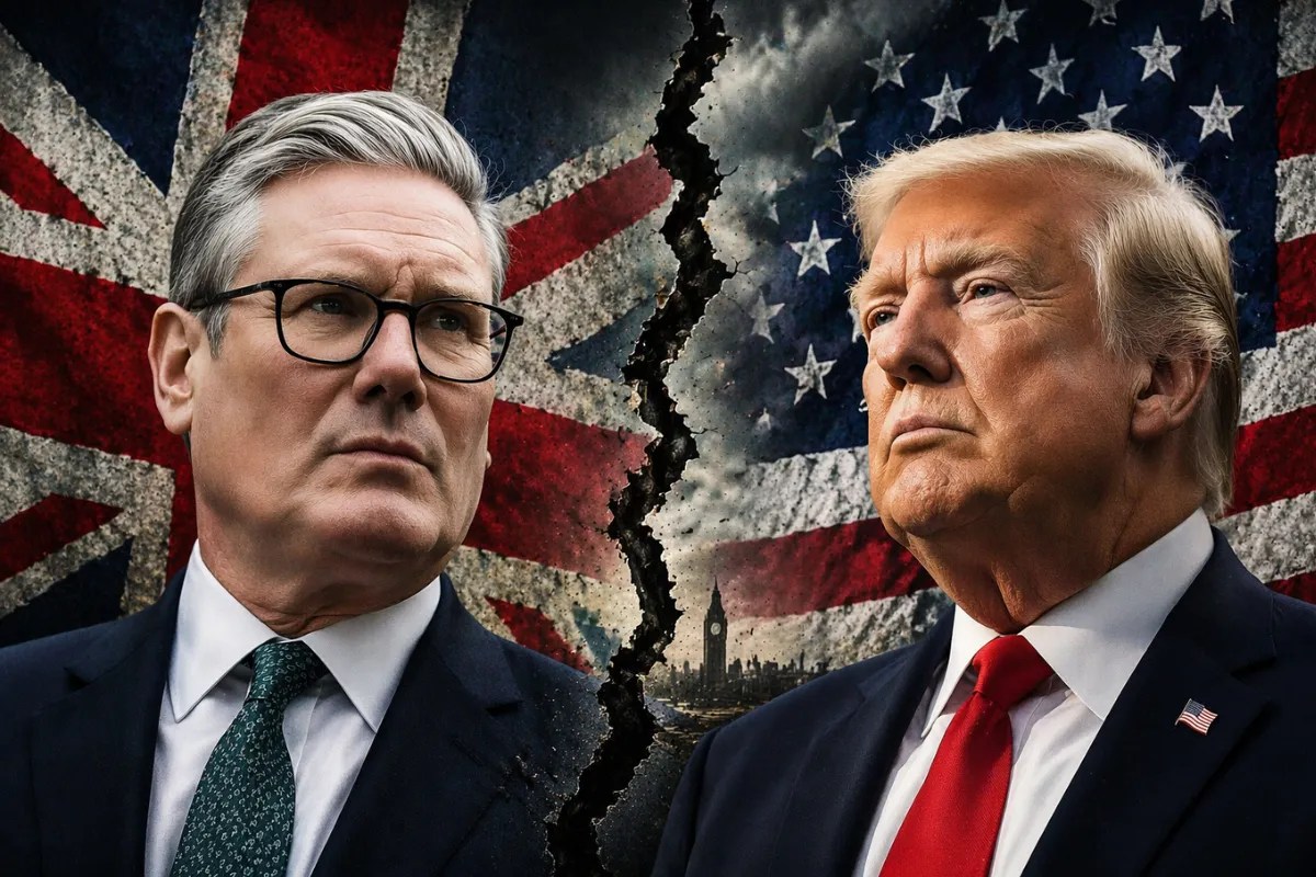 US UK Tension Iran War Trump Starmer Trade Deal