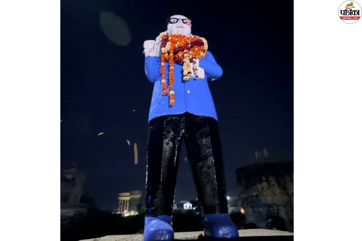 Rajasthan Bhimrao Ambedkar Statue Vandalized in Dholpur Tension Near Jiroli Phatak Police Launch Probe