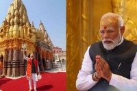 pm narendra modi receives trishul and damaaru as gifts offers prayers at kashi vishwanath what next