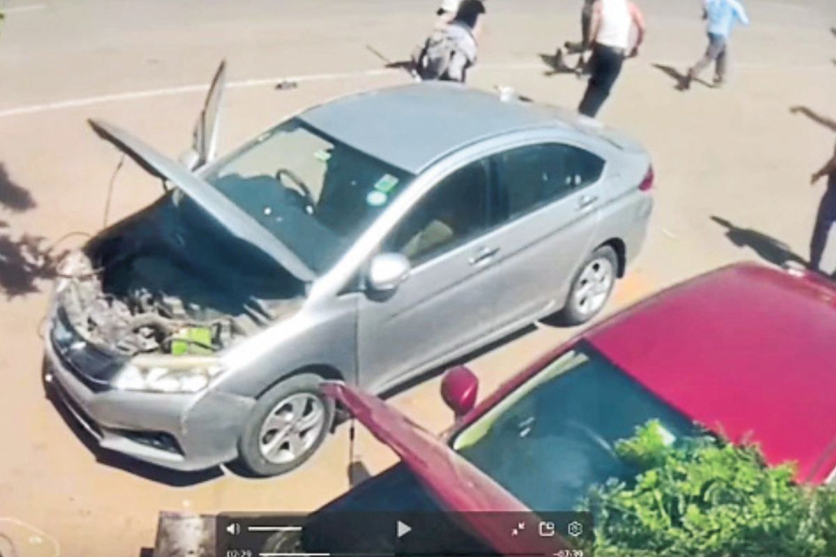 Jaipur Goons Storm Garage Brutally Beat Mechanic with Sticks CCTV Footage Shocks