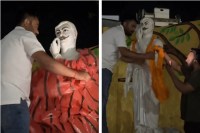 Unveils Martyr Statue