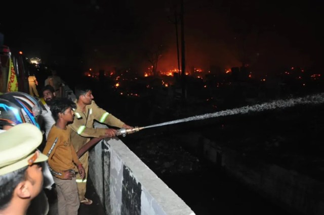 Lucknow Slum Vikas Nagar Fire