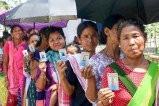 Voting in Assam