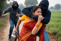 woman bravery story, attempted robbery foiled, rural crime Rajasthan, brave woman bites attacker, failed robbery attempt, village crime news, self defense woman, morning attack incident, crime alert Rajasthan, heroic act woman, robbery news update, police investigation case, CCTV footage search, local crime report, inspiring courage story