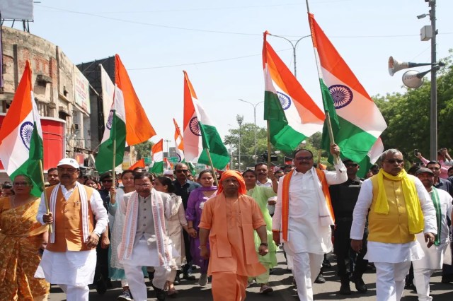 Women Reservation Bill Lucknow Padyatra