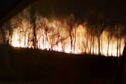 Massive Fire Erupts