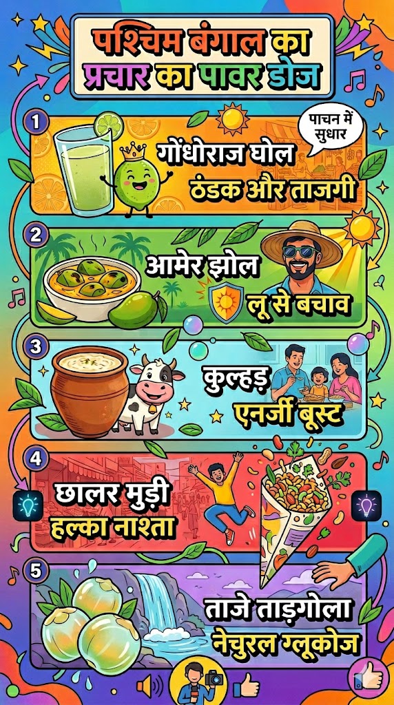 bengali summer foods list chart