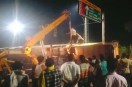 कापरेन में बड़ा सडक़ हादसा , सवारियों से भरी स्लीपर बस अनियंत्रित होकर पलटी, करीब 13 जने घायल