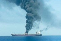 Iran attacks cargo ship in Strait of Hormuz