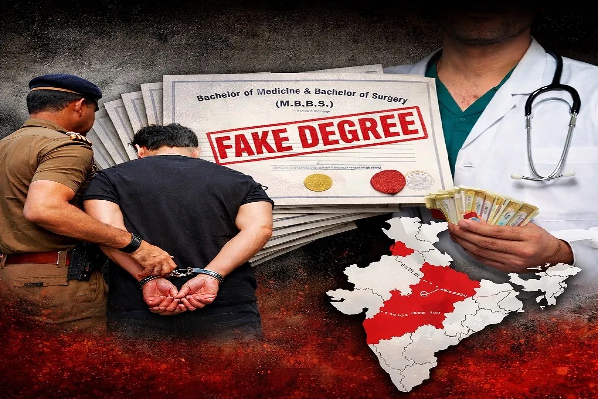Fake Degree: एमबीबीएस की 30 फर्जी डिग्री बनाकर कई राज्यों में बांटा, गिरोह का मास्टरमाइंड गिरफ्तार