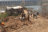 Mahant Brijrajpuri maharaj death controversy Body Exhumed from Samadhi in omkareshwar mp news