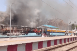 Relief Train Fire Accident at Beohari Railway Station shahdol MP news