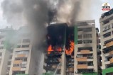 ghaziabad indirapuram society fire incident