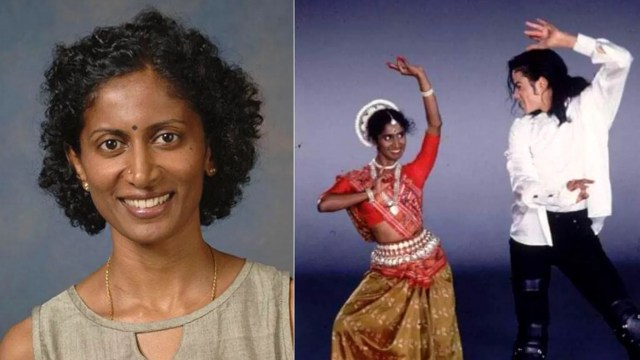 Dr. Yamuna Sangarasivam dancing with Michael Jackson