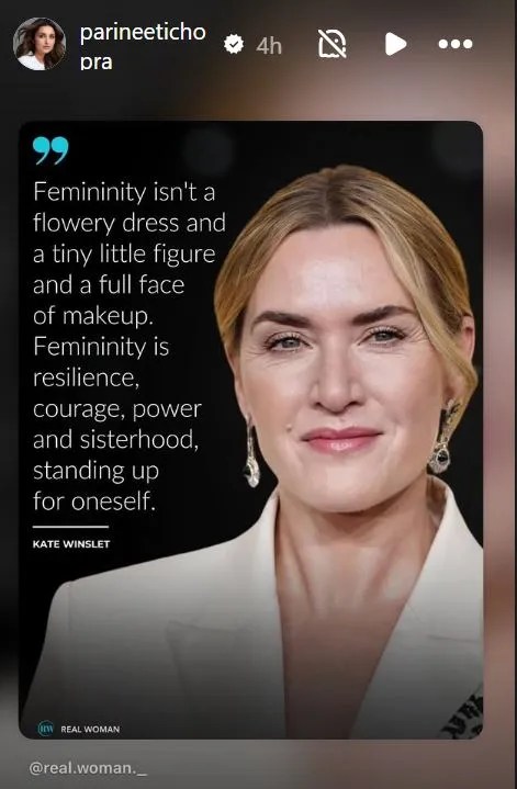 Parineeti Chopra Cryptic post after Raghav Chadha removes Deputy Leader