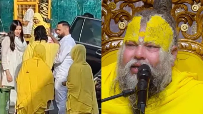 Anushka and Virat visit Vrindavan ashram