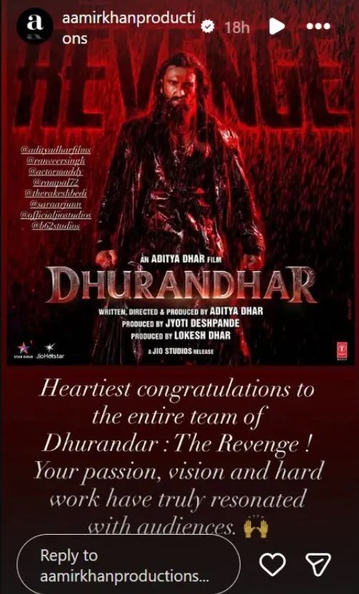 Aamir Khan Dhurandhar 2 Review