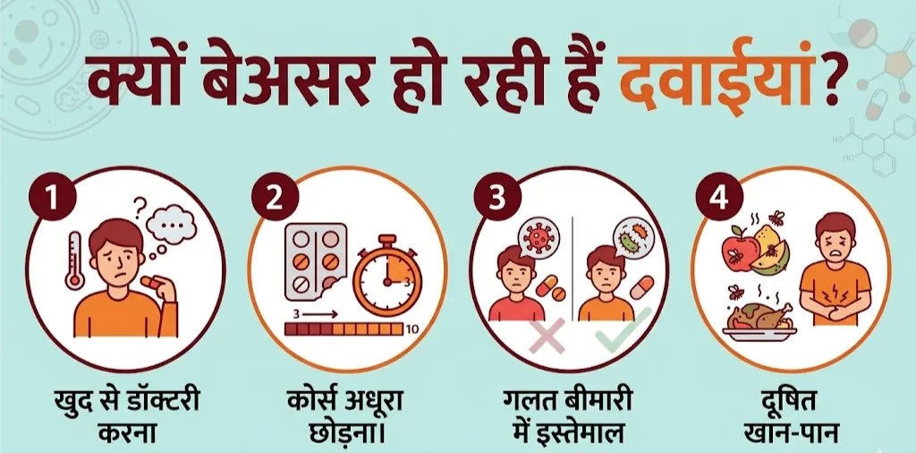 WHO Warning,  Antibiotic Resistance
(Image- gemini)