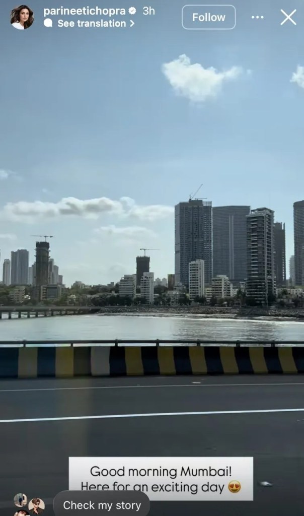 Parineeti Chopra Post