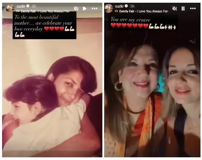 Sussanne Khan Emotional Tribute To Mother Zarine Khan