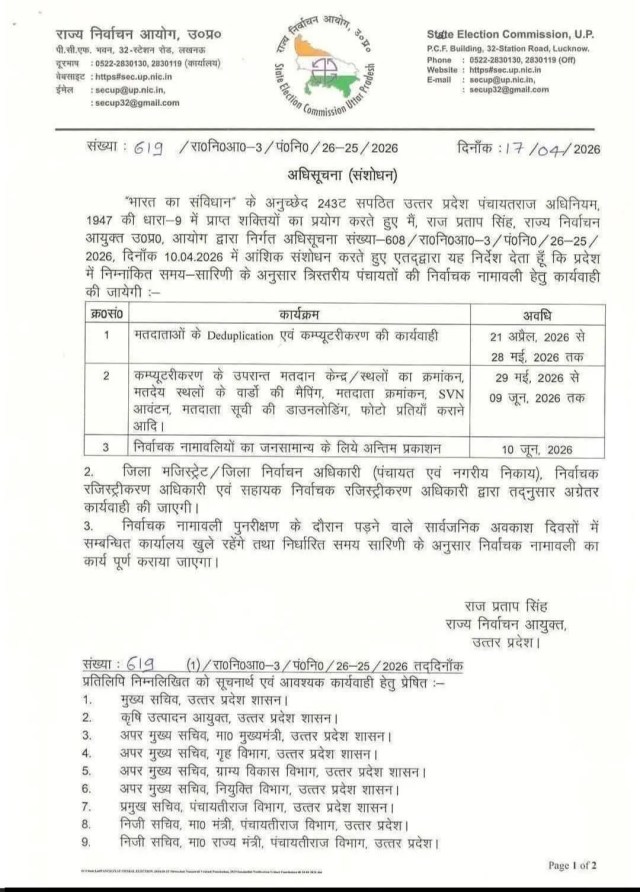 यूपी पंचायत चुनाव 2026, पंचायत चुनाव देरी उत्तर प्रदेश, राज्य निर्वाचन आयोग यूपी