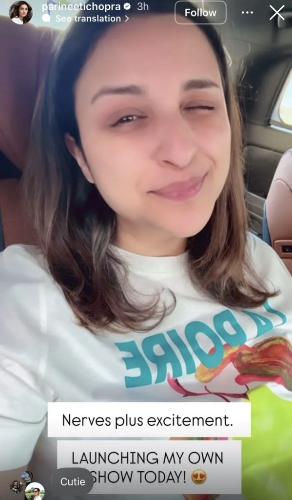 Parineeti Chopra Post