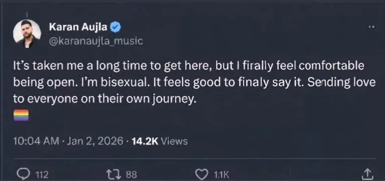 Karan Aujla Bisexual Post Goes Viral
