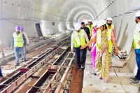 indore dahod rail project tihi tunnel inspection