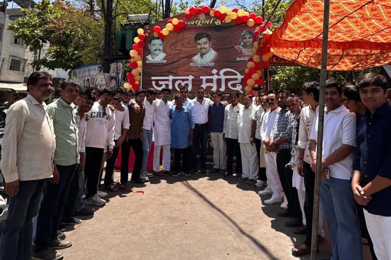 भीषण गर्मी में राहगीरों और मजदूरों को मिलेगा ठंडे पानी का सहारा