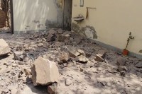 Jodhpur blasting incident, Mandore ACP office damage, illegal blasting Jodhpur, Jodhpur Nagaur road accident, stone fall incident Jodhpur, Rajasthan police action, construction negligence case, plot blasting issue Jodhpur, police custody Jodhpur, safety rule violation Rajasthan, Mandore police station case, Jodhpur latest news, ACP office damage report, Rajasthan breaking news, Jodhpur crime update