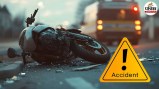 maharajganj trailer bike family accident