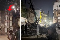 Ujjain Building Collapse Live Video