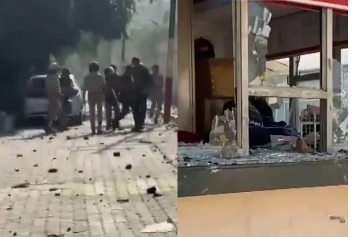 Noida Employee Protest