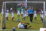 PM Narendra Modi plays football with youngsters