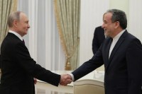 Vladimir Putin and ABbas Araghchi