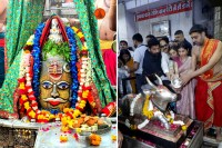 Sara Arjun Reach Mahakal Temple