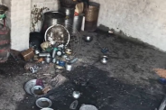 Stubble Fire Calves Burned Alive Family Left Homeless in bina mp news