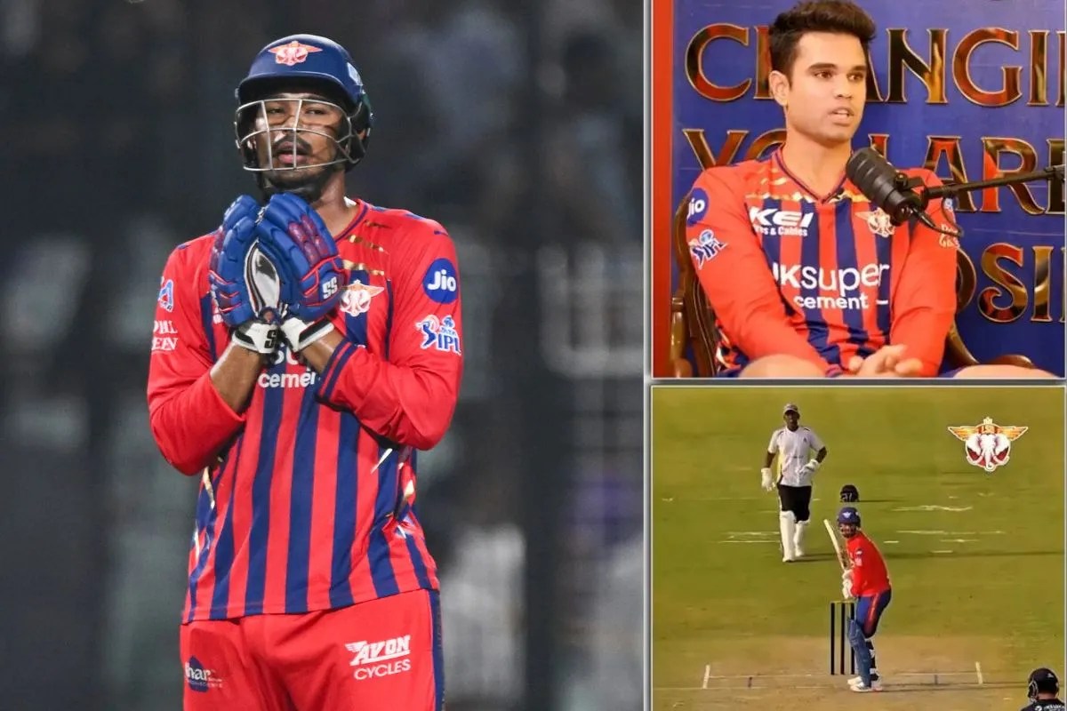 Mukul Choudhary LSG batting , Arjun Tendulkar on Mukul Choudhary , LSG vs KKR IPL 2026 highlights , Mukul Choudhary 360 degree shots , Justin Langer on Mukul Choudhary , IPL 2026 match 16 news Hindi