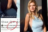virat kohli liked german model lizlaj photo controversy hindi