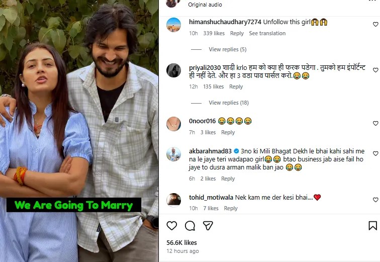 Vada Pav Girl Controversial Statement