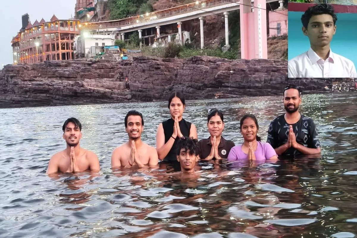 तीर्थनगरी ओंकारेश्वर के ब्रह्मपुरी घाट पर फिर हादसा, 17 वर्षीय छात्र नर्मदा में डूबा, सर्चिंग जारी