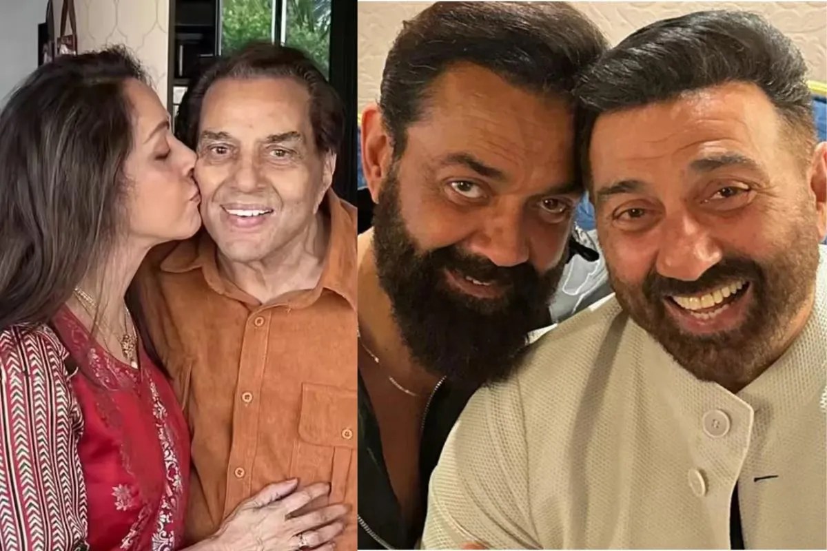 Hema Malini receives posthumous Padma Vibhushan for Dharmendra in delhi Said sunny and bobby deol are happy