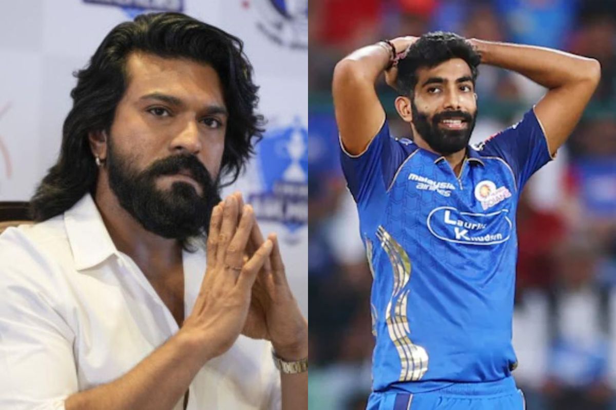 ram charan mistakes jasprit bumrah as footballer in peddi event after trolled he post and apology to cricketer