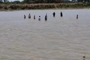 तलाश करते गोताखोर फोटो सोर्स वायरल वीडियो