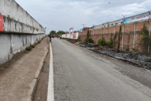 यातायात रोका गया, फोटो सोर्स- पत्रिका