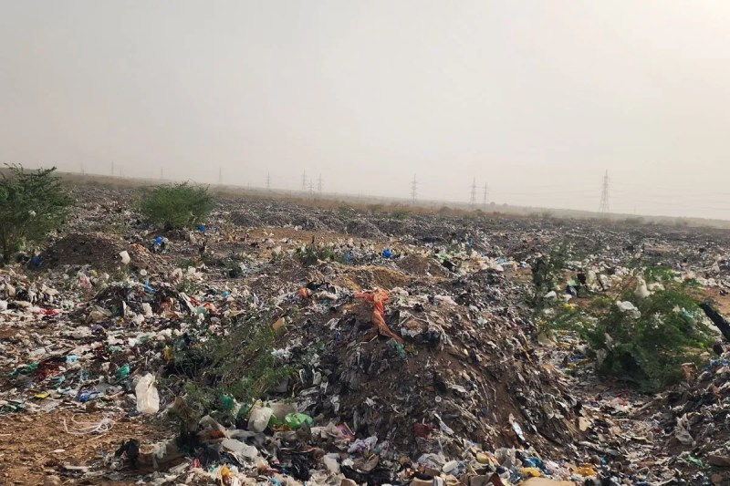bada bag dumping yard